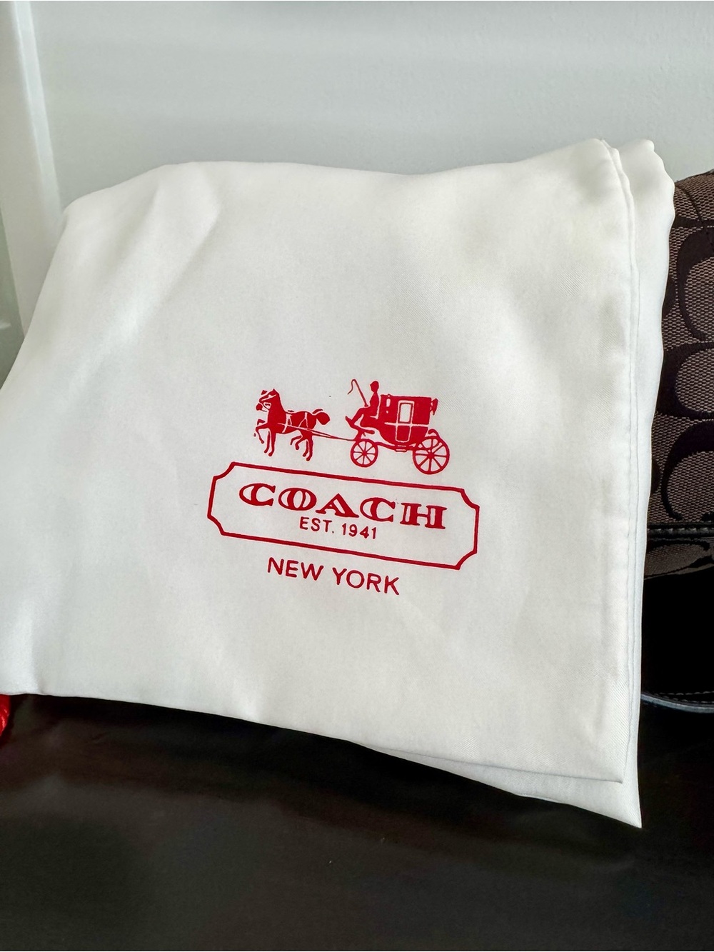 Vintage Y2K Coach Soho Signature Monogram Mini Flap Baguette Bag + New Dust bag - Picture 11 of 13